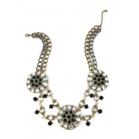 Corin Mix Metals and Crystal Statement Necklace